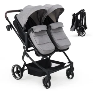 Compact Tandem Double Stroller