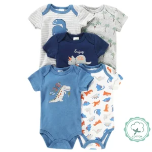 5pcs Baby Boy Rompers