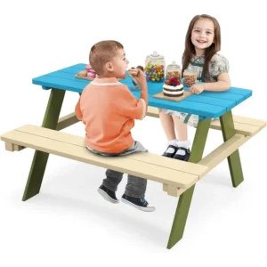 Acacia Wood Picnic Table